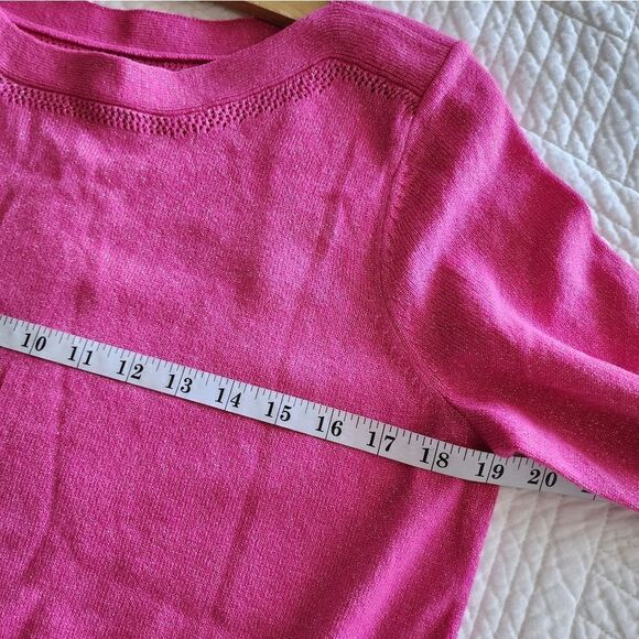 Apt. 9 festive two color block long sleeve sweater - Picture 9 of 11